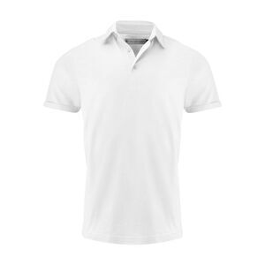 James Harvest Mens American Supreme Polo Shirt / White